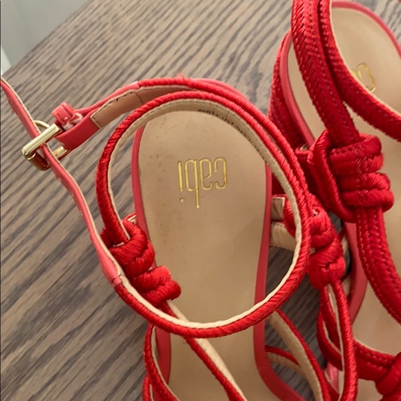 ANTHROPOLOGIE CAbi Bright Rope Sandals - Picture 5 of 6